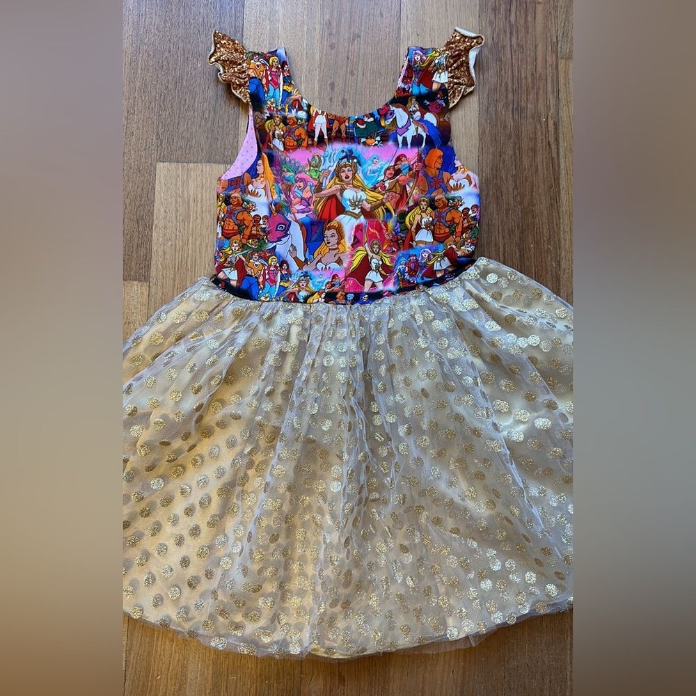 Boutique label sweet petunia she ra princess of power tunic dress top sz 10